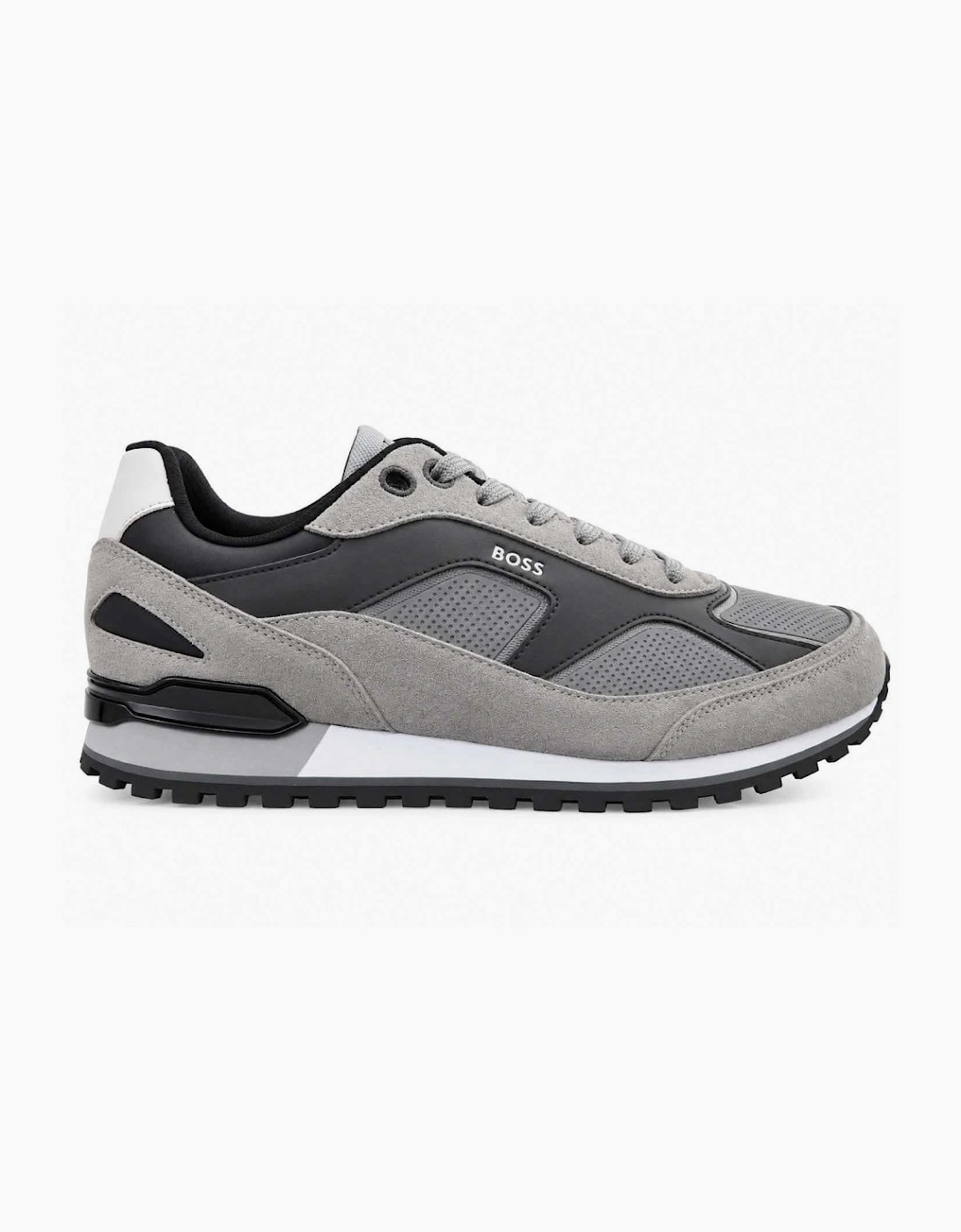 Hugo Boss Men's Grey Parkour runn Trainers