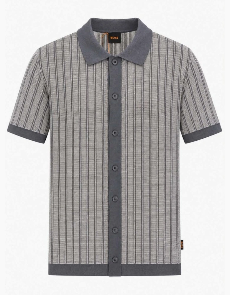 Hugo Boss Men's Navy Kodd Knitted Polo Shirt
