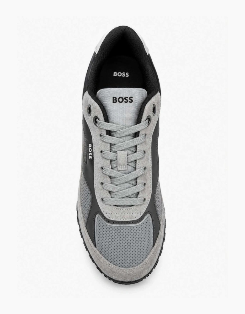 Hugo Boss Men's Grey Parkour runn Trainers