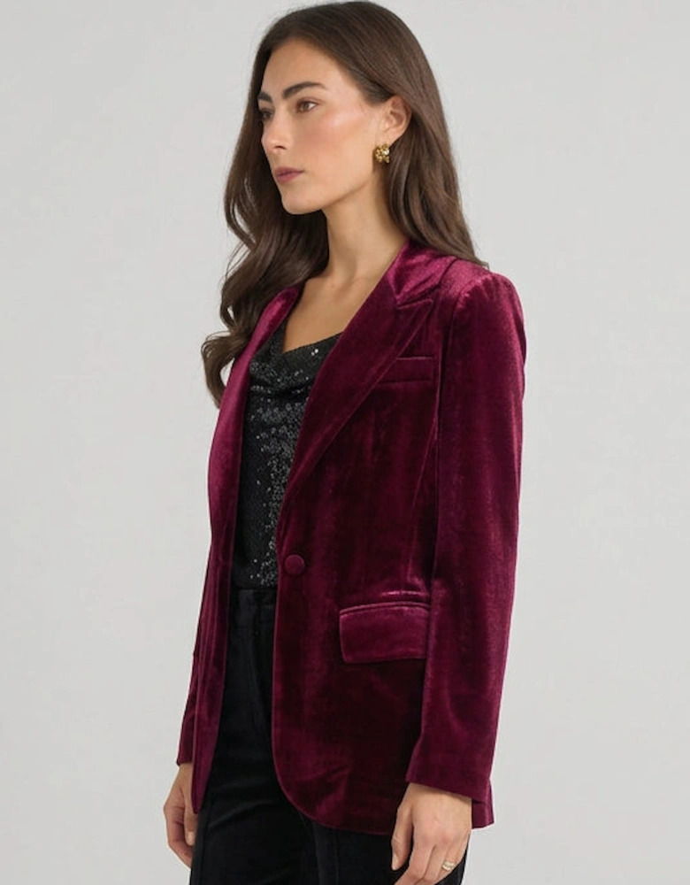 Mulberry Velour Jacket