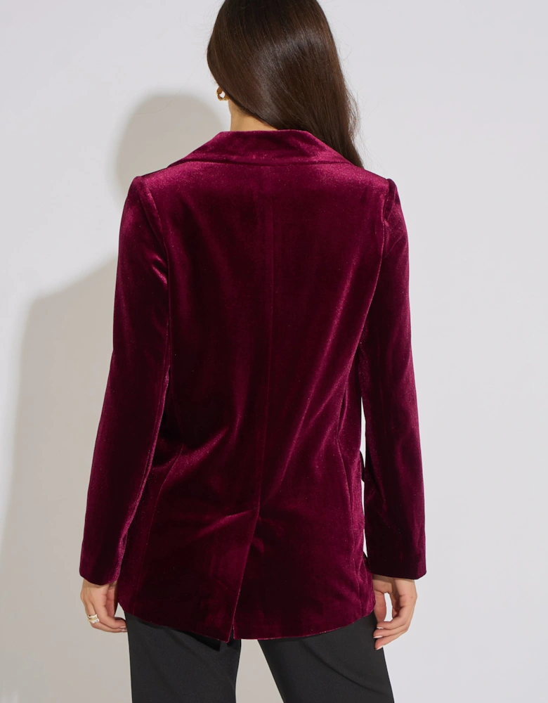 Mulberry Velour Jacket