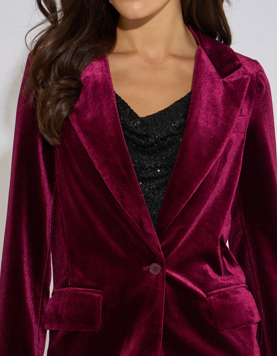 Mulberry Velour Jacket