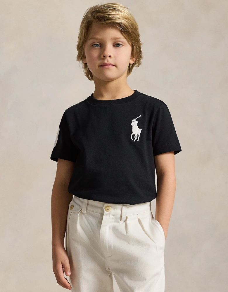 Ralph Lauren Boys Logo T-Shirt in Black