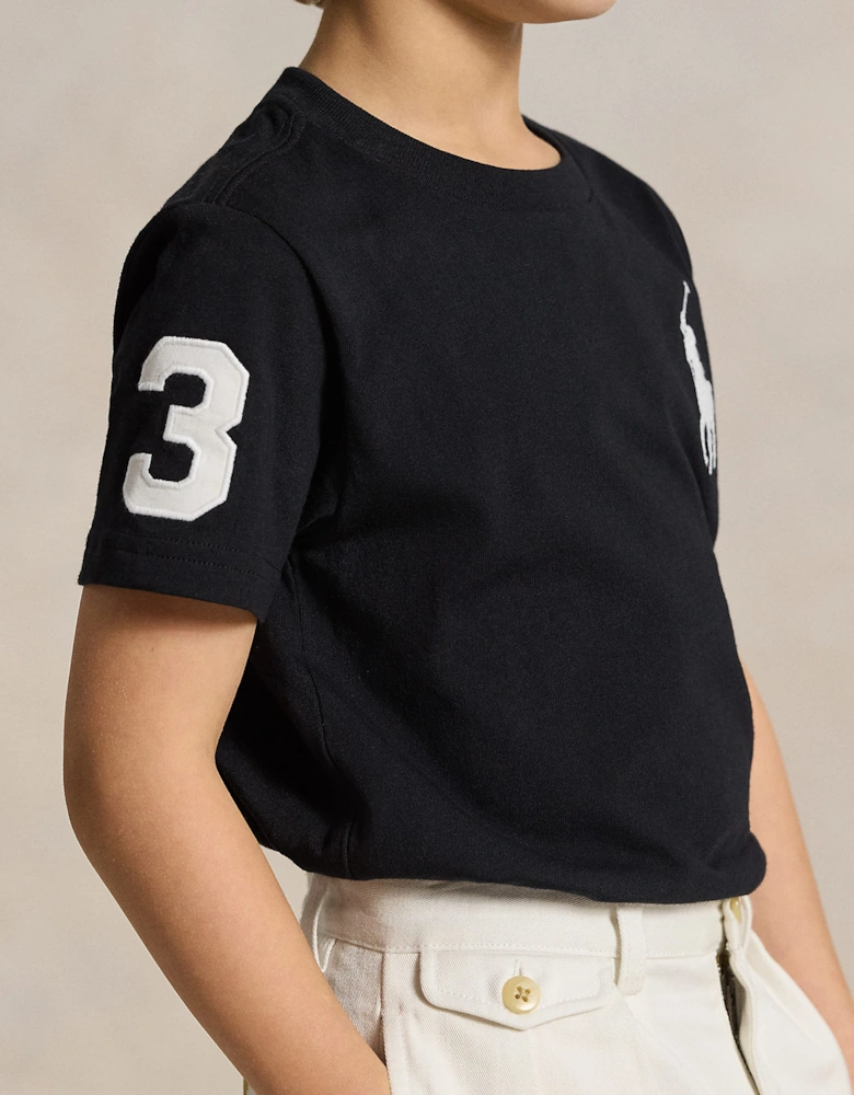 Ralph Lauren Boys Logo T-Shirt in Black
