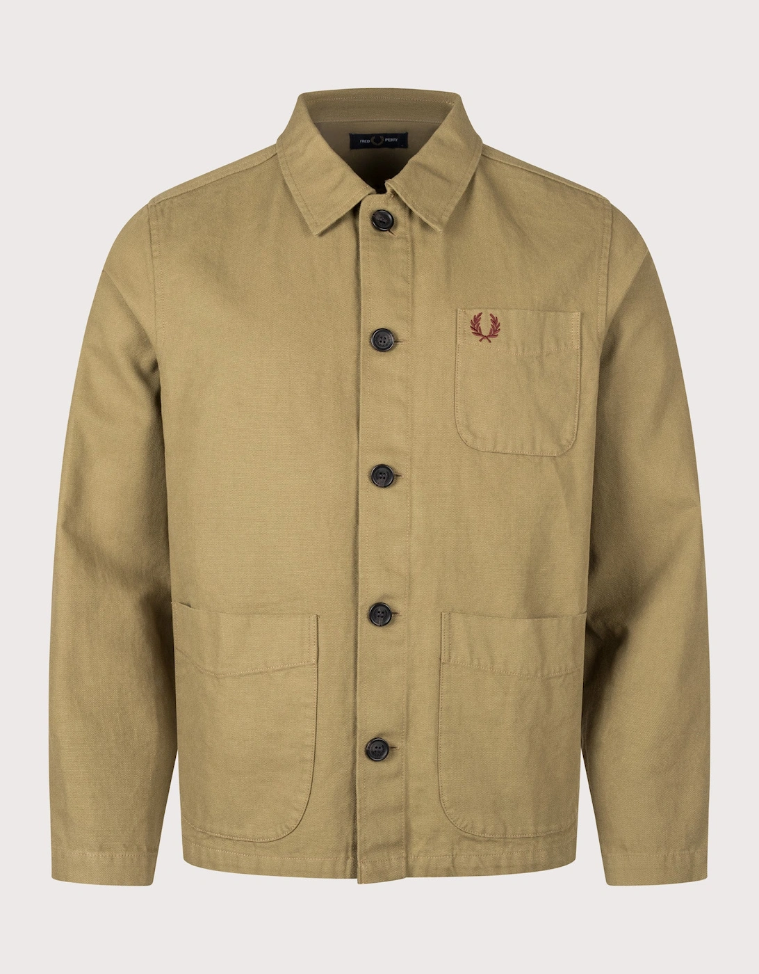 Regular Fit Canvas Overshirt
