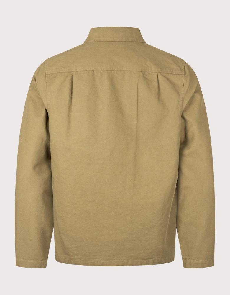 Regular Fit Canvas Overshirt