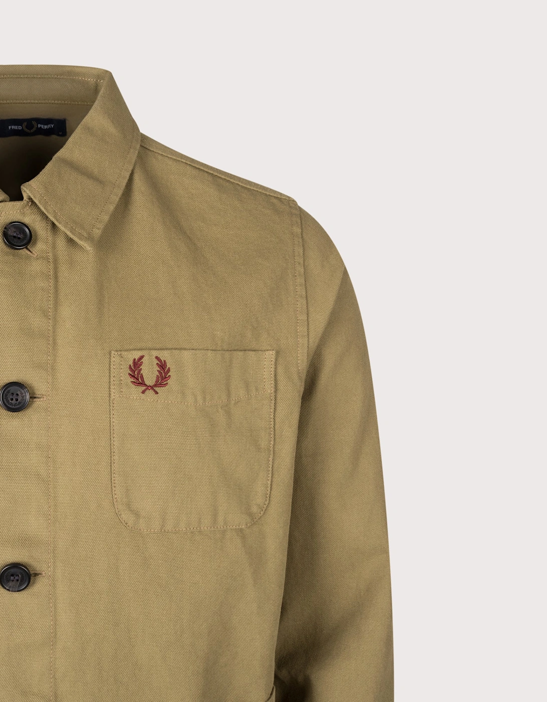 Regular Fit Canvas Overshirt