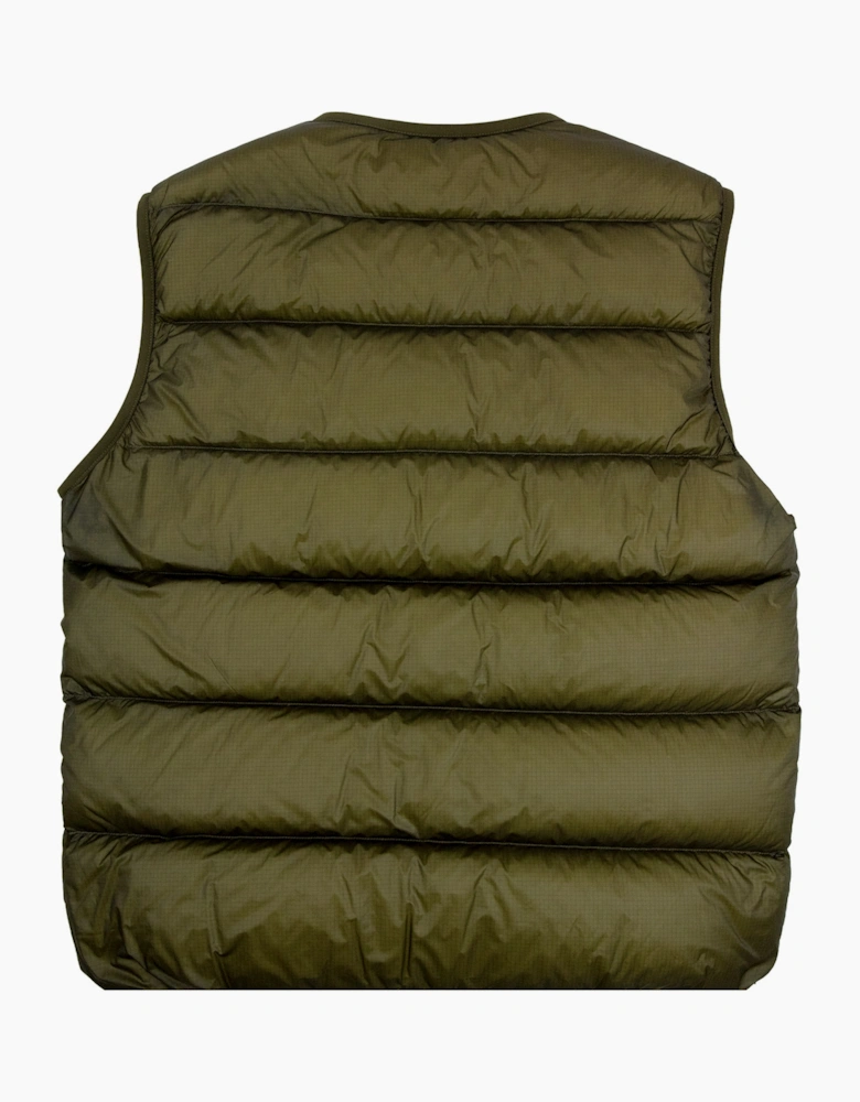 CP Company DD Shell Down Lens Vest BUTTERNUT 653