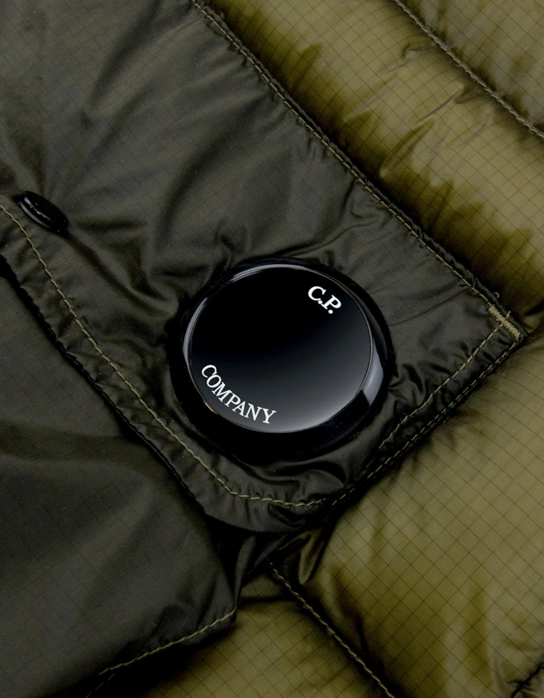 CP Company DD Shell Down Lens Vest BUTTERNUT 653