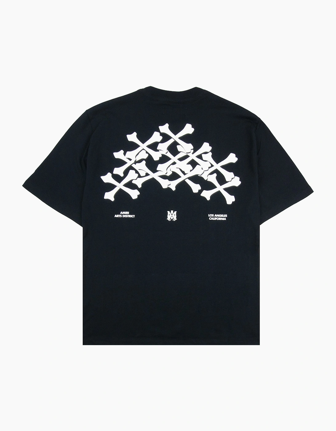 Amiri Bones Stacked T-Shirt Black 001