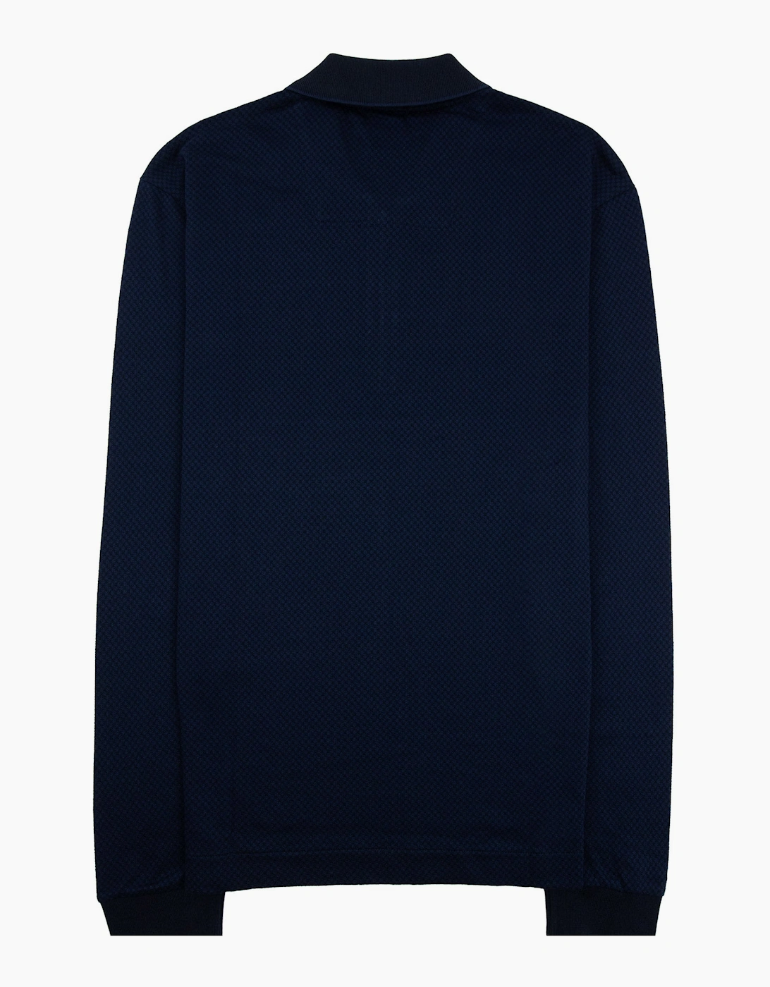 Hugo Boss H-Peduzzi Long Sleeve Zip Polo Navy 404