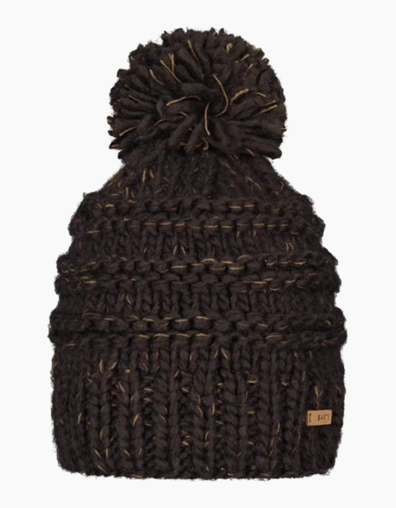 Barts Womens Jasmin Classic Hand Knit Knitted Bobble Hat