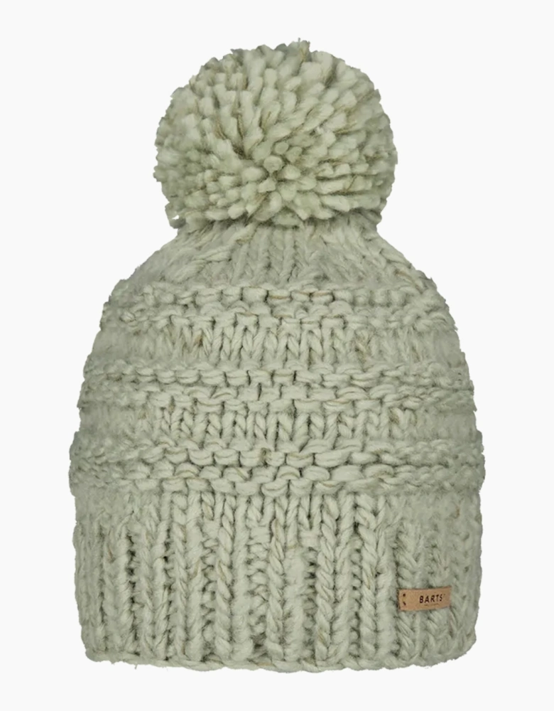 Barts Womens Jasmin Classic Hand Knit Knitted Bobble Hat