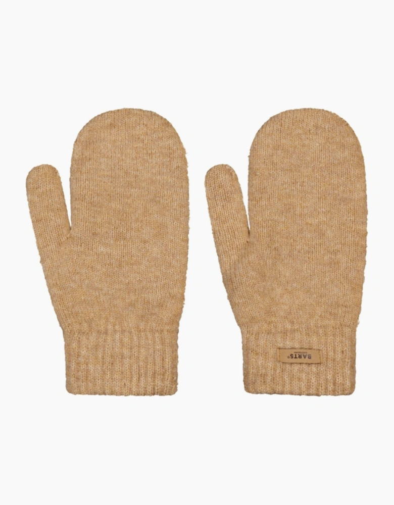Barts Womens Witzia Comfy Knitted Fleece Lines Mittens