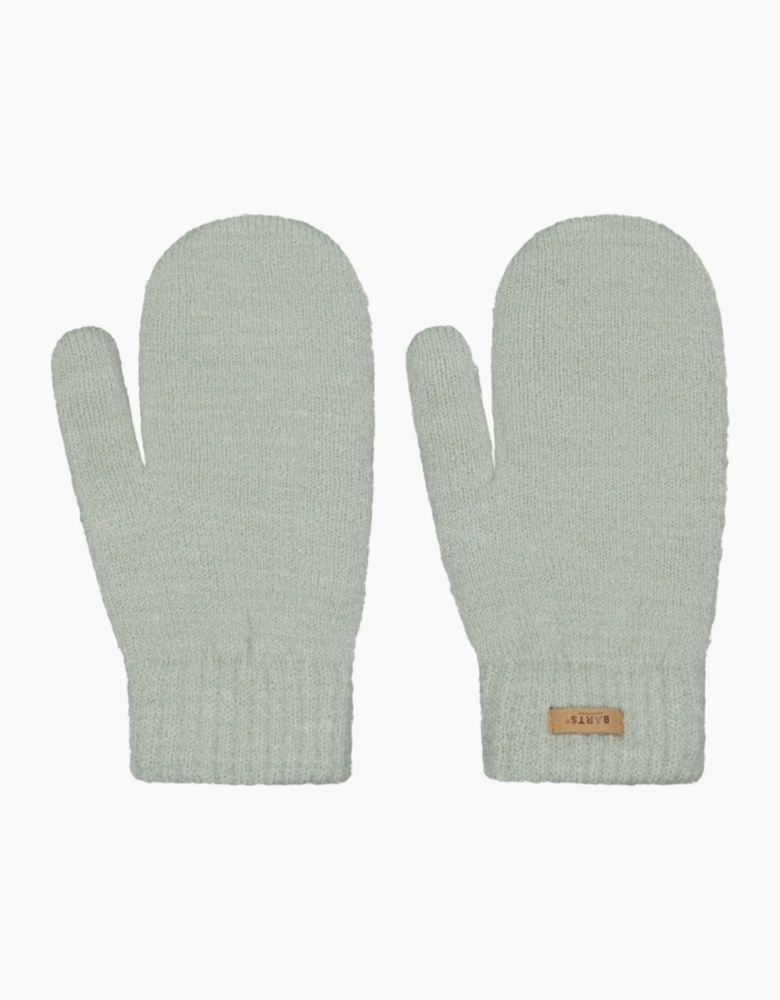 Barts Womens Witzia Comfy Knitted Fleece Lines Mittens