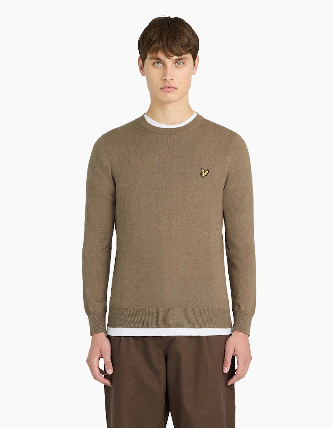 Lyle & Scott Mens Big & Tall Merino Crew Neck Knitwear Jumper