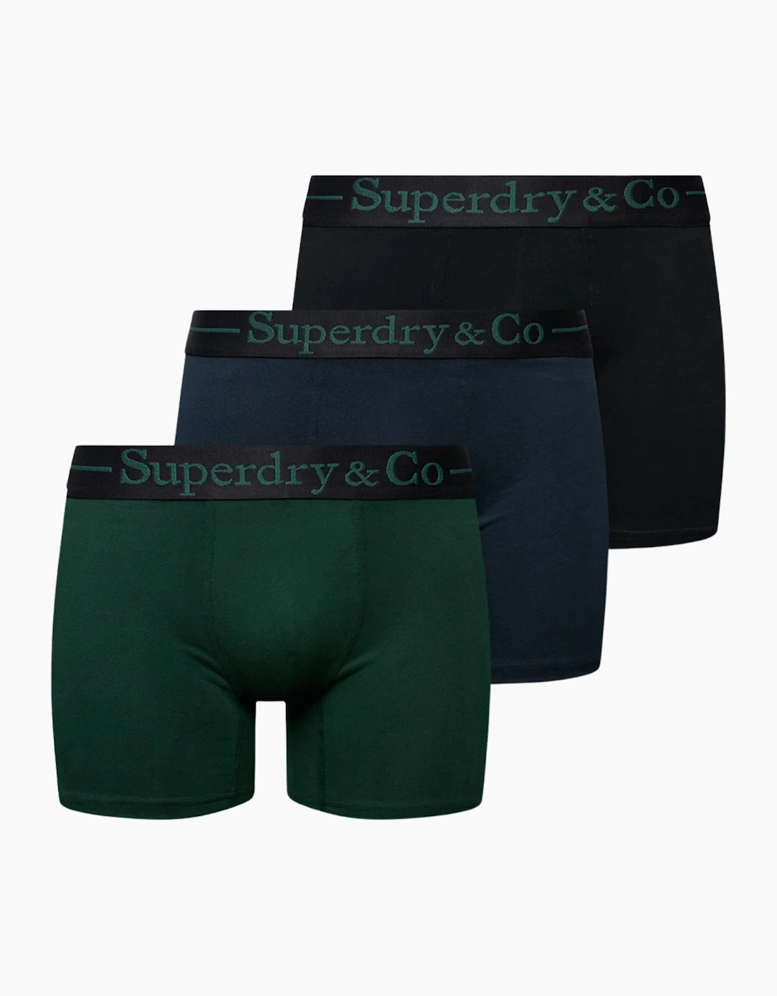 Superdry Mens Superdry & Co Triple Pack Boxer Shorts
