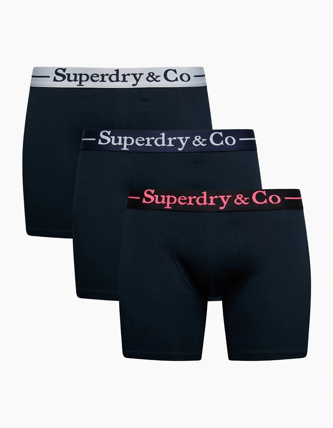 Superdry Mens Superdry & Co Triple Pack Boxer Shorts