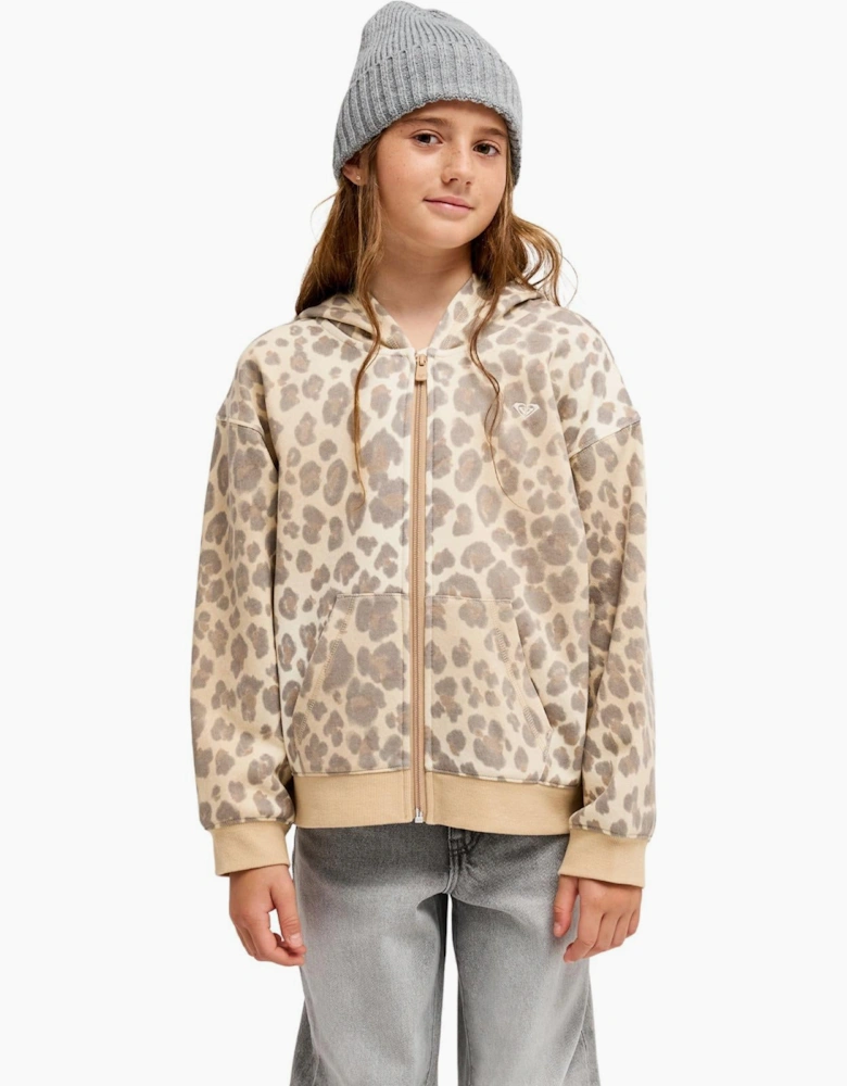 Roxy Girls Twenty Five Miles Zip-Up Hoodie