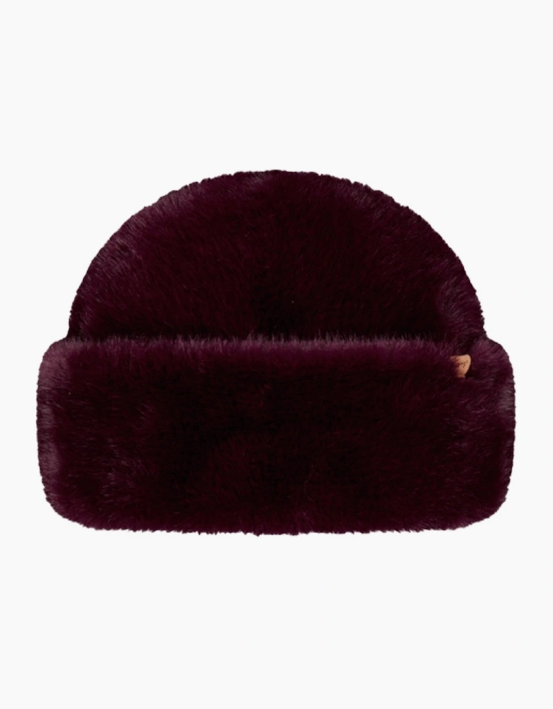 Barts Womens Cherrybush Faux Fur Cuffed Beanie Hat