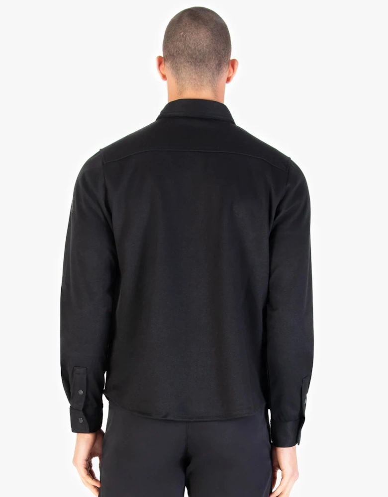 Luke 1977 Ettrick Soft Structured Overshirt BLACK