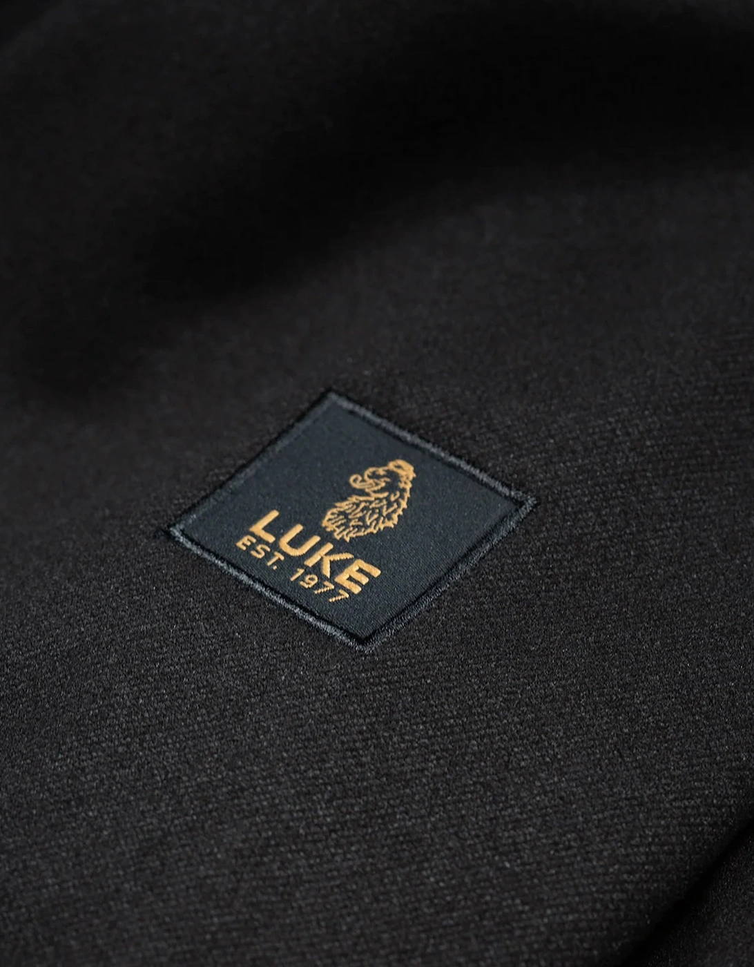 Luke 1977 Ettrick Soft Structured Overshirt BLACK