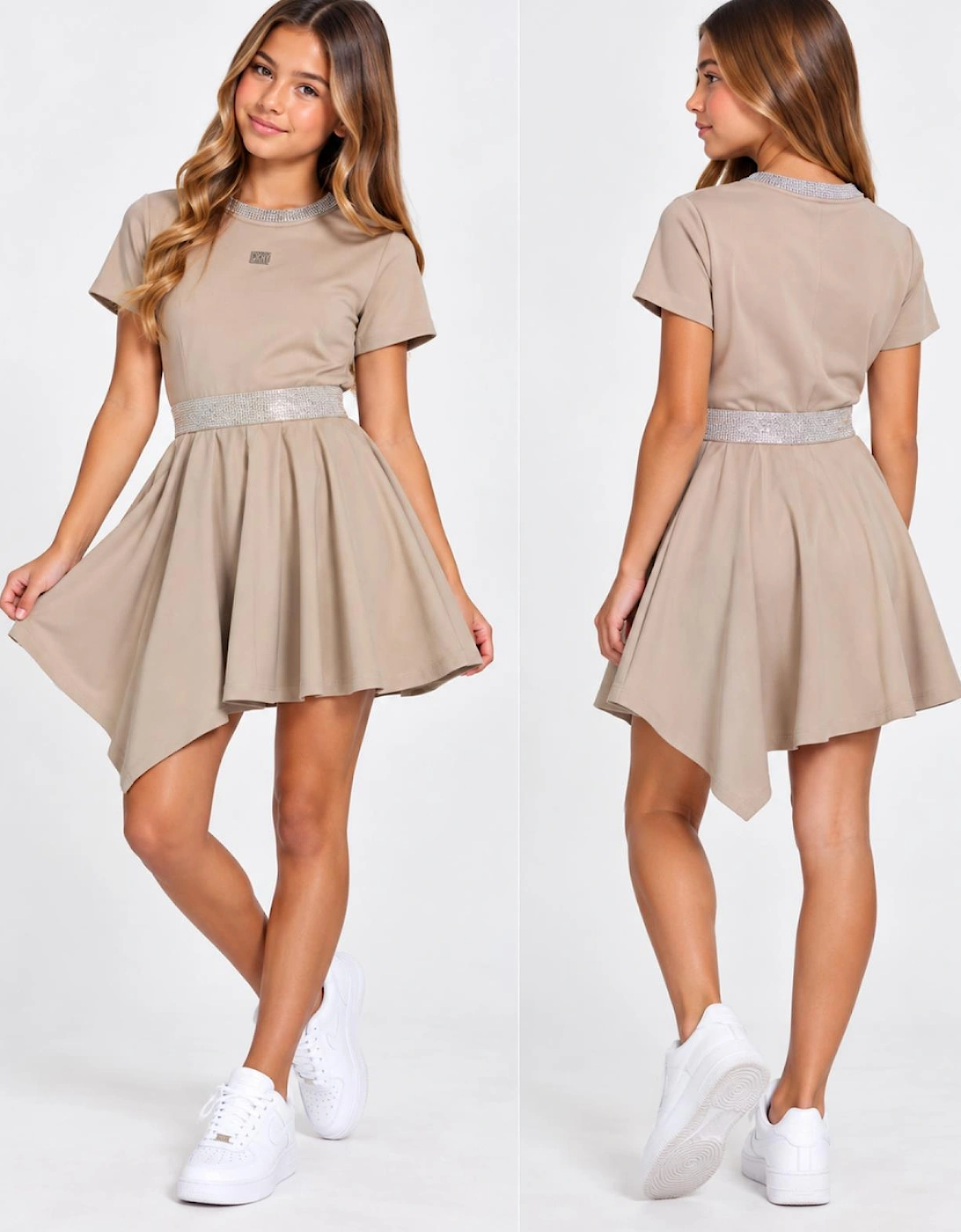 DKNY DARK STONE GIRLS DRESS D62798