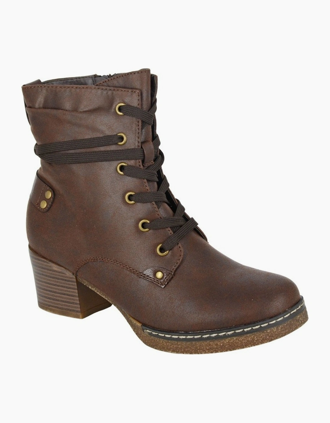 Cipriata Womens Aleandra 6 Eyelet Ankle Boots