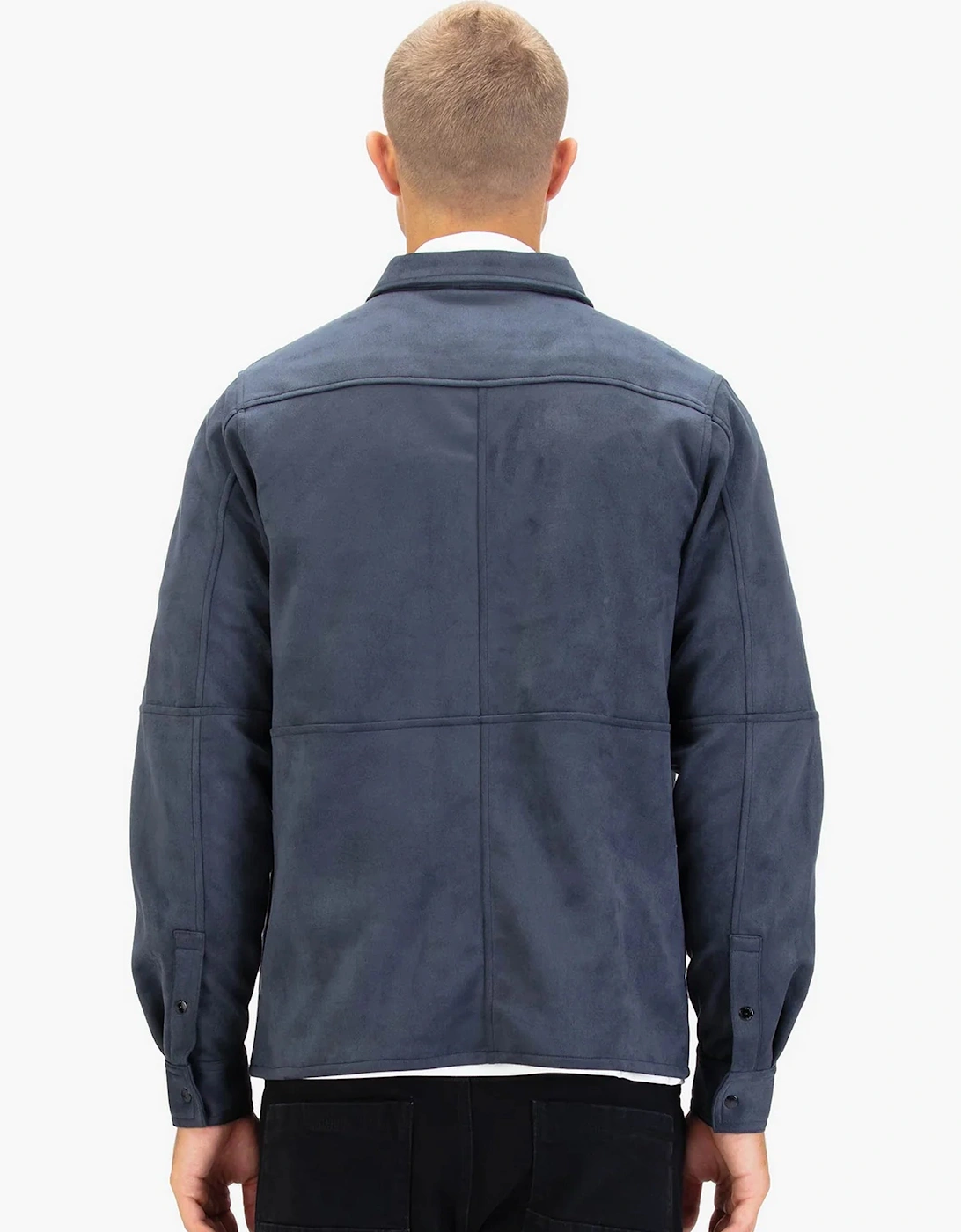 Luke 1977 Mainline Dylan Suede Shirt PORPOISE
