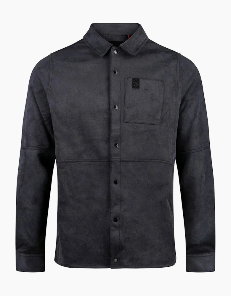 Luke 1977 Mainline Dylan Suede Shirt PORPOISE