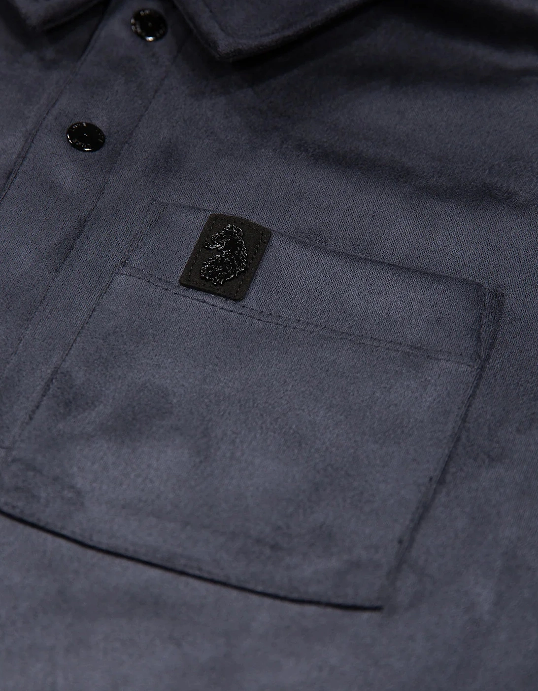 Luke 1977 Mainline Dylan Suede Shirt PORPOISE