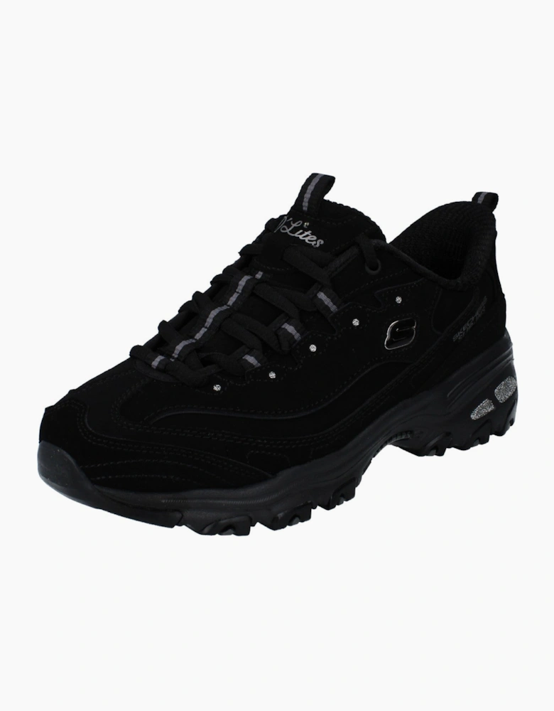 Skechers D'Lites Classic Remix Womens Trainers 150543 Shoes  BBK