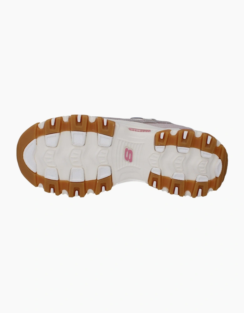 Skechers D'Lites Dazzling Shine Womens Trainers 150556 Shoes  LTPK