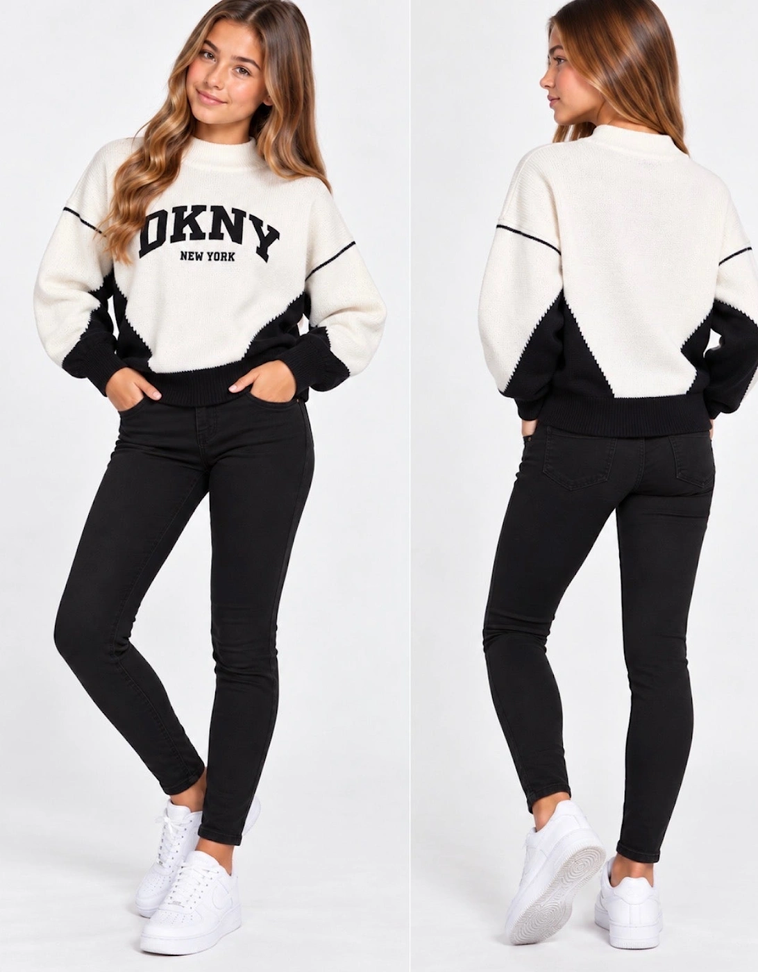DKNY GIRLS SWEATSHIRT D62897