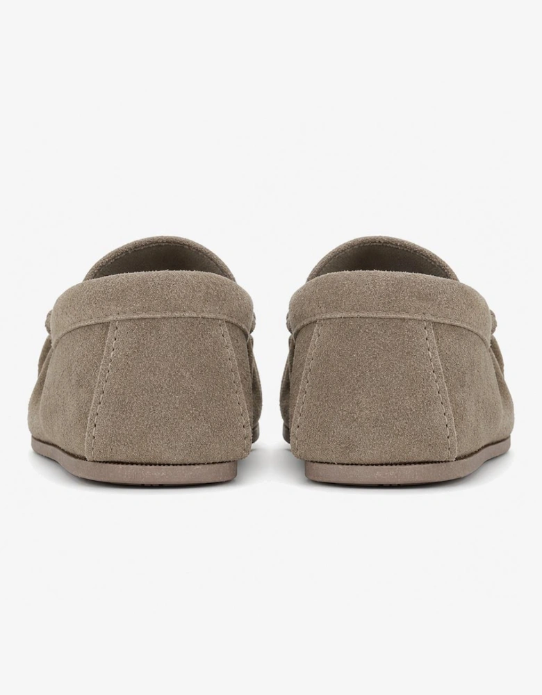 Mokkers BRUCE Mens Moccasin Slippers Taupe