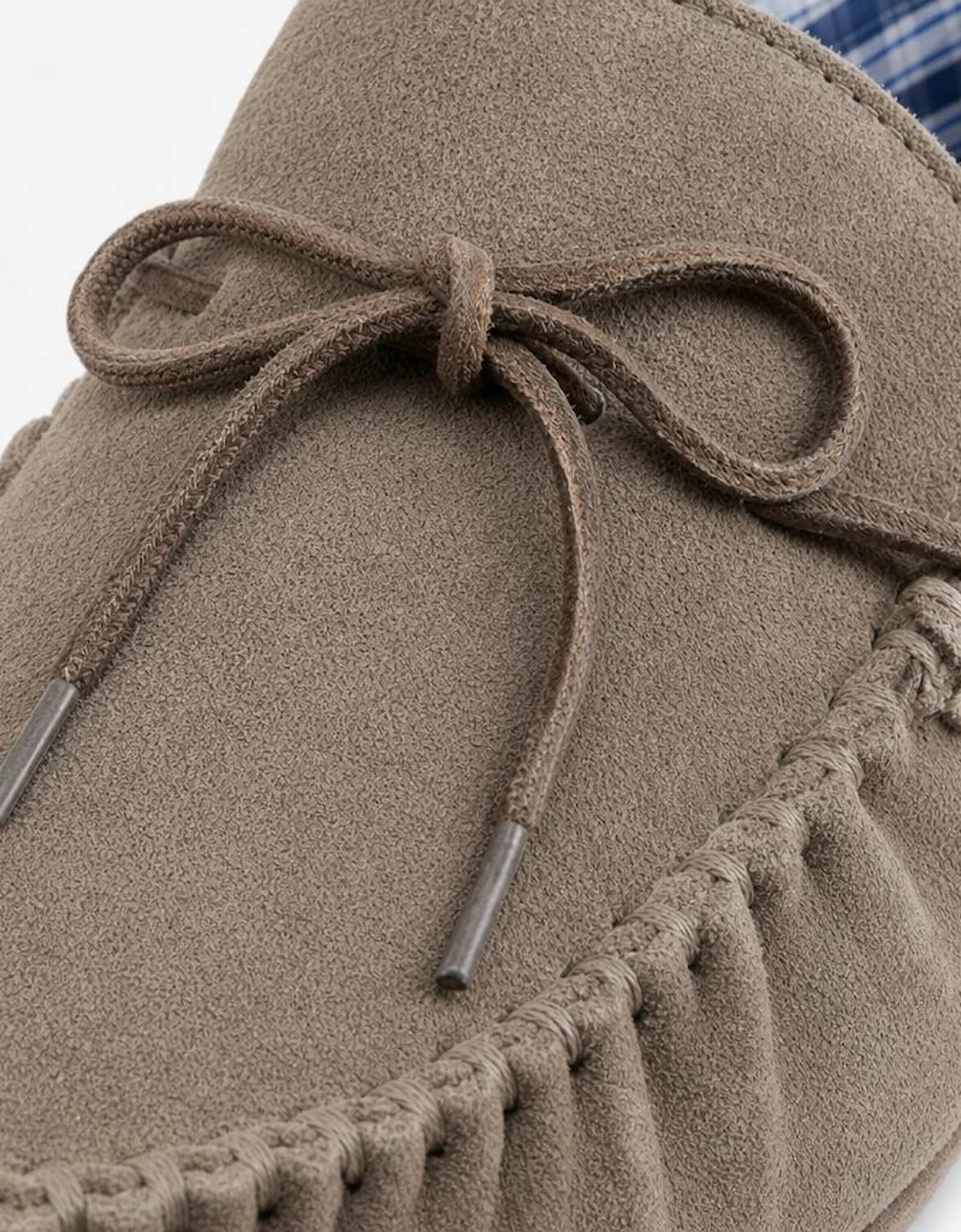 Mokkers BRUCE Mens Moccasin Slippers Taupe