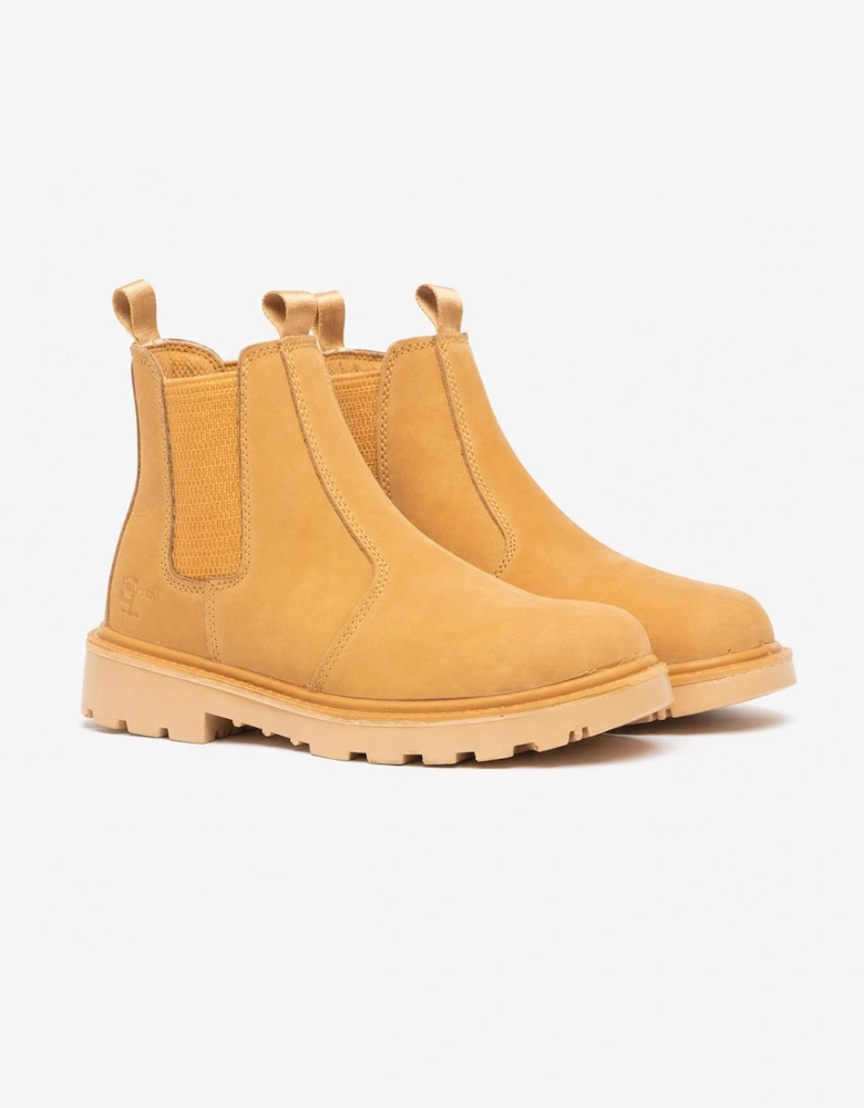 Grafters GRINDER Unisex Nubuck Dealer Safety Boots Honey