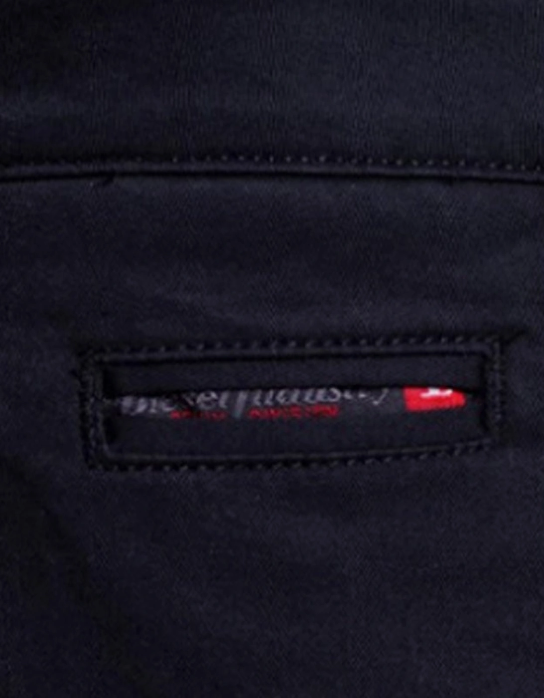 DIESEL CHI THOMMER 0CARP Mens Chino Trousers Cargo Slim Fit Casual Black Pants
