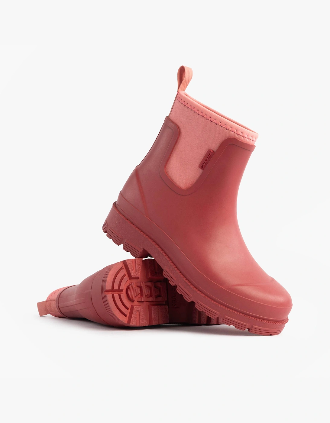 Mud Dogs BROOKE Womens Ankle Neoprene Wellies Pink