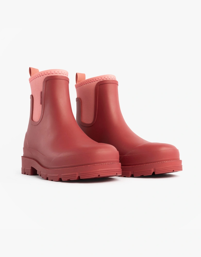 Mud Dogs BROOKE Womens Ankle Neoprene Wellies Pink