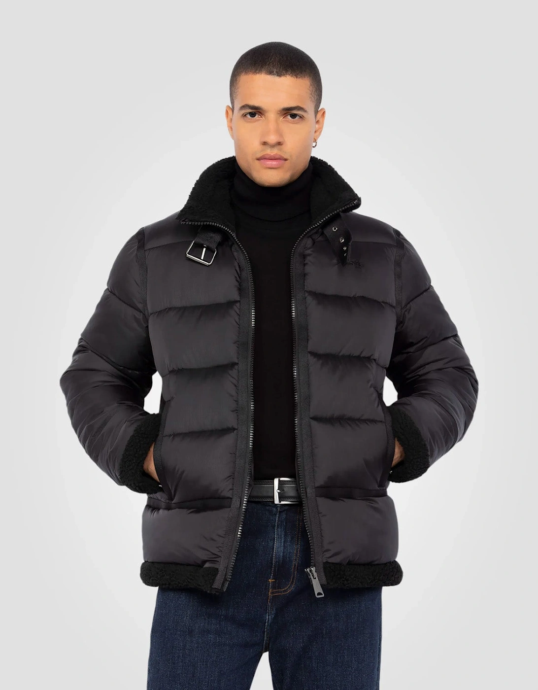 Schott IDAK Puffer Bomber Jacket