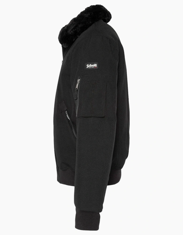 Schott Airlines Fur Collar Flight Jacket