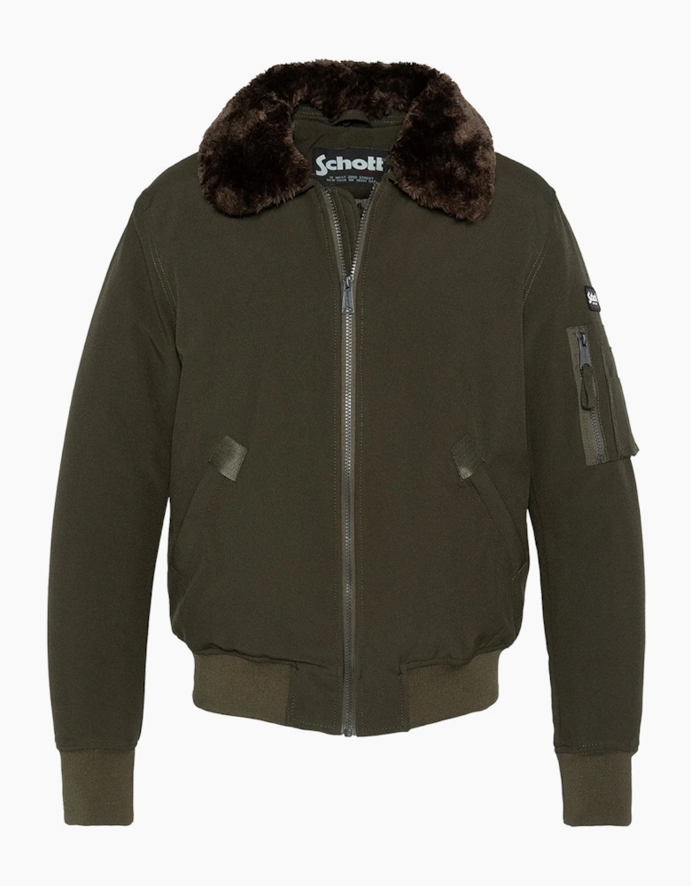 Schott Airlines Fur Collar Flight Jacket