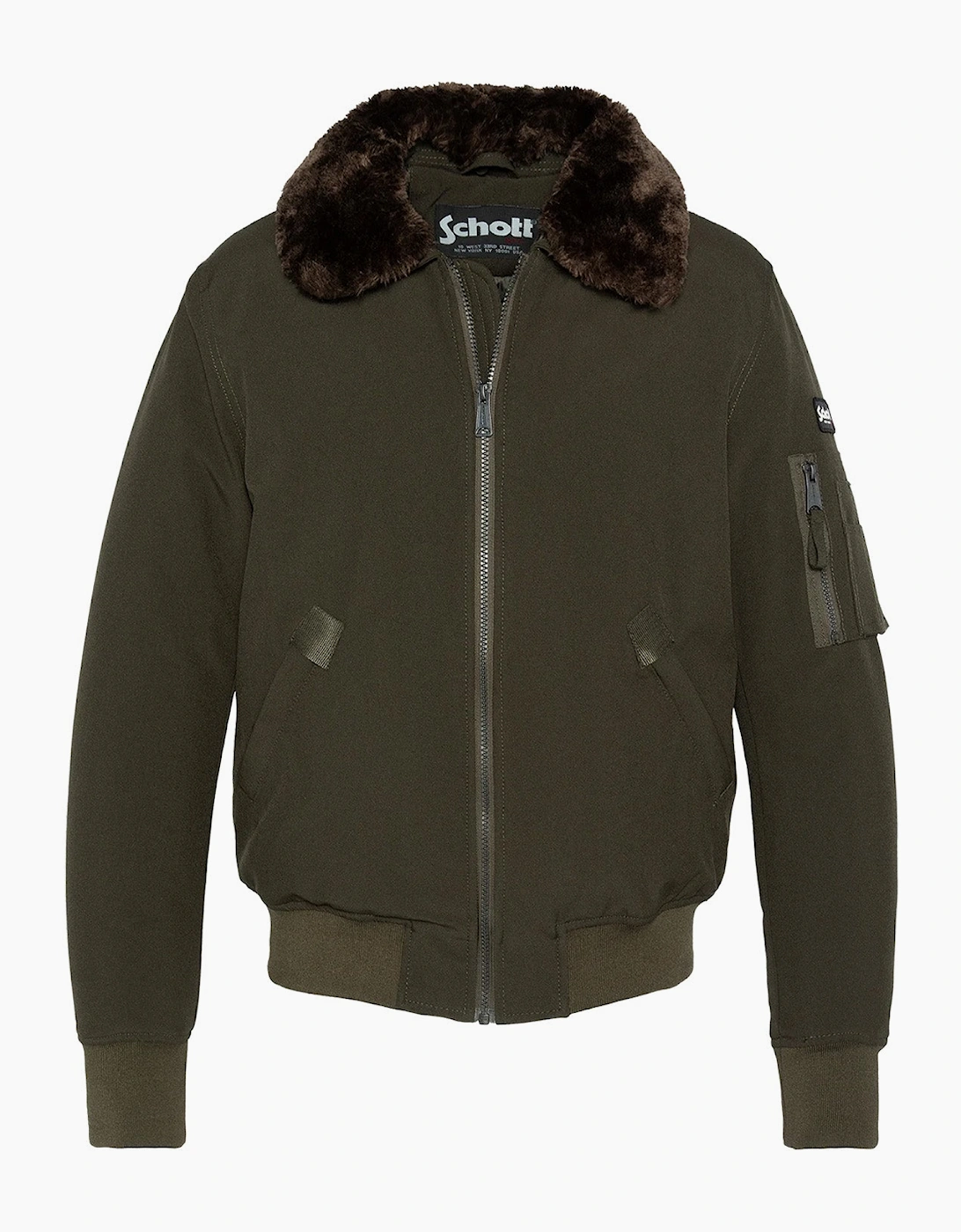 Schott Airlines Fur Collar Flight Jacket