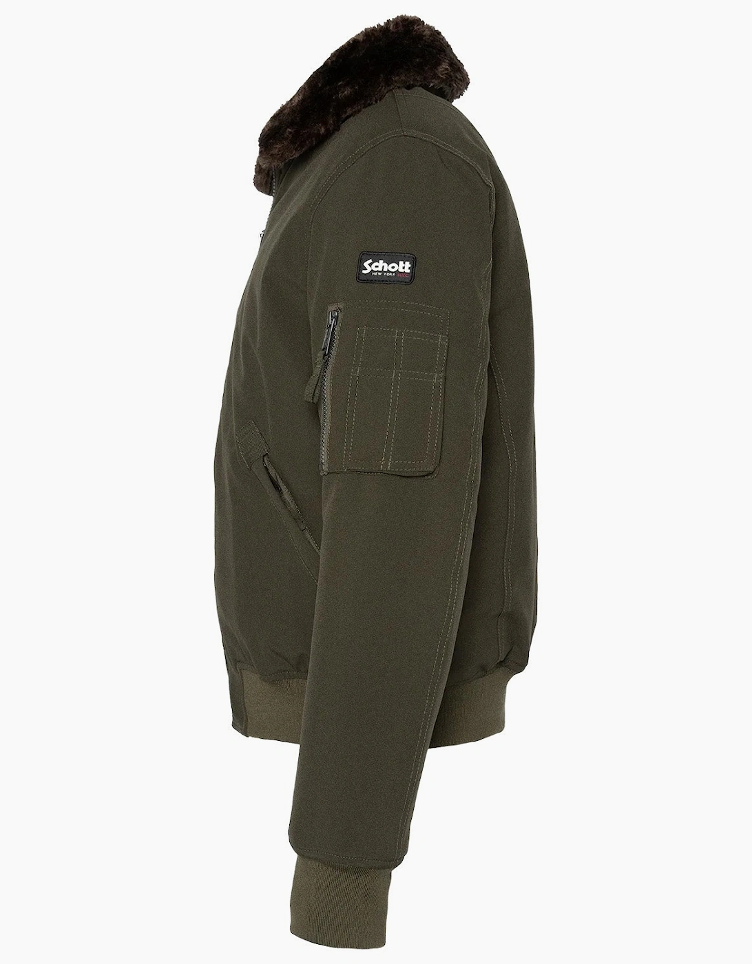 Schott Airlines Fur Collar Flight Jacket