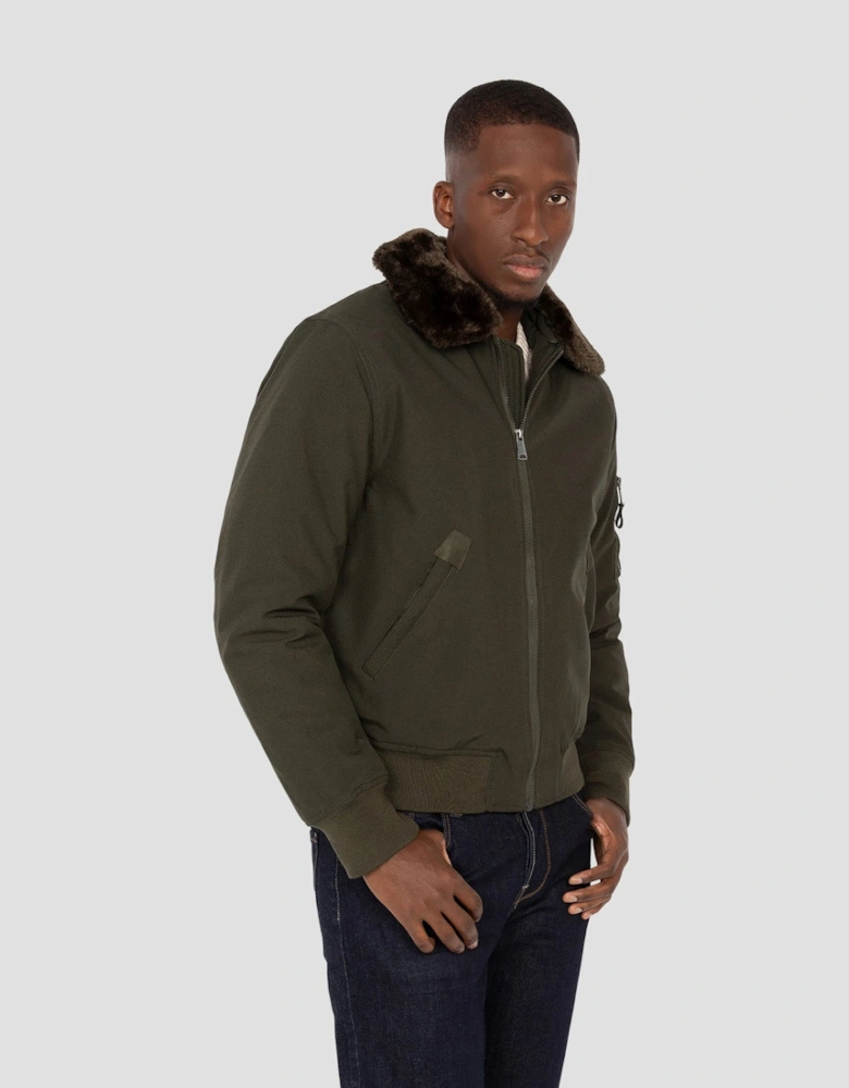 Schott Airlines Fur Collar Flight Jacket