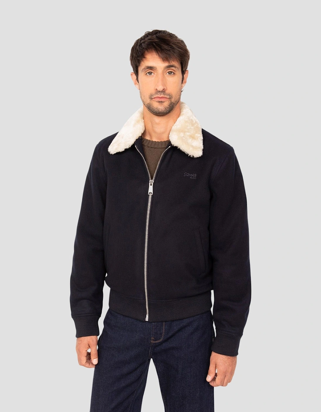 Schott Airland Wool Flight Jacket