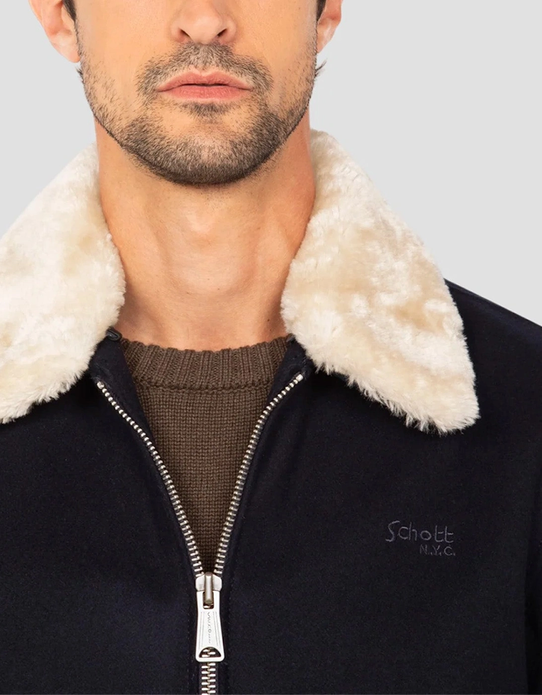 Schott Airland Wool Flight Jacket