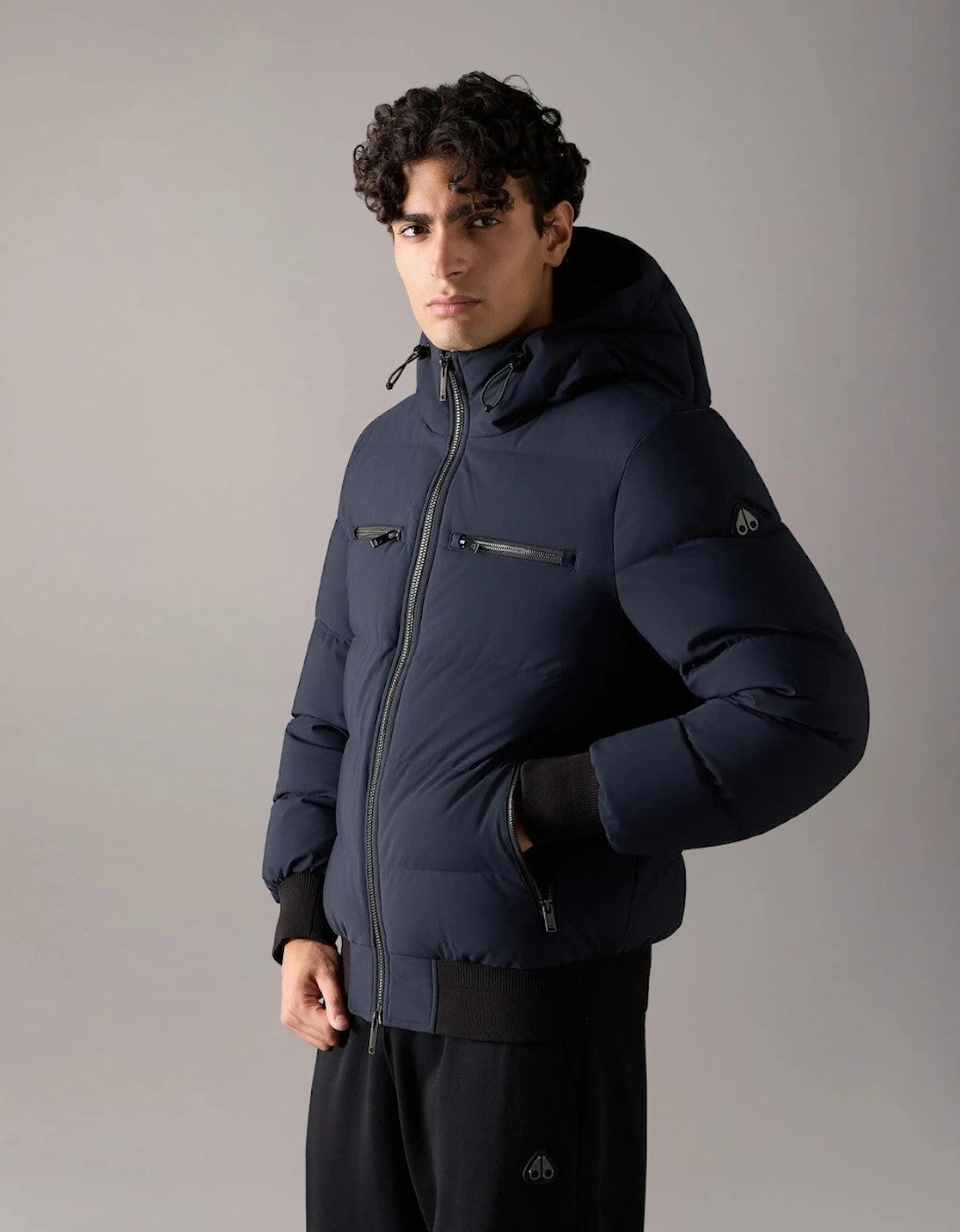 Moose Knuckles Soho Bomber 833 Navy