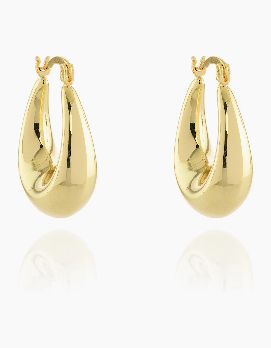 Berdine Gold Hoop Earrings